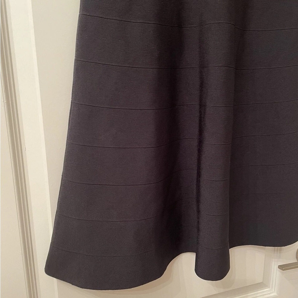 White House Black Market Black Fit and Flare Mini Dress - Picture 3 of 3